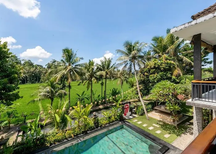Family Paradise Villa, Shared Pool, Jungle & Rice Field Views Ubud