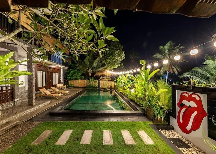 Villa Family Paradise Villa, Shared Pool, Jungle & Rice Field Views