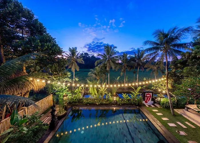 Villa Family Paradise Villa, Shared Pool, Jungle & Rice Field Views