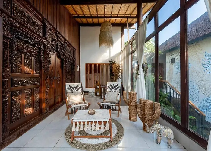 Family Paradise Villa, Shared Pool, Jungle & Rice Field Views Villa